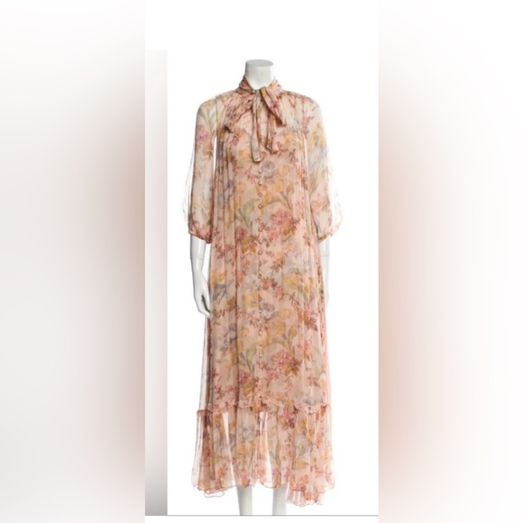 Zimmermann Pink Floral Dress - Picture 2 of 3